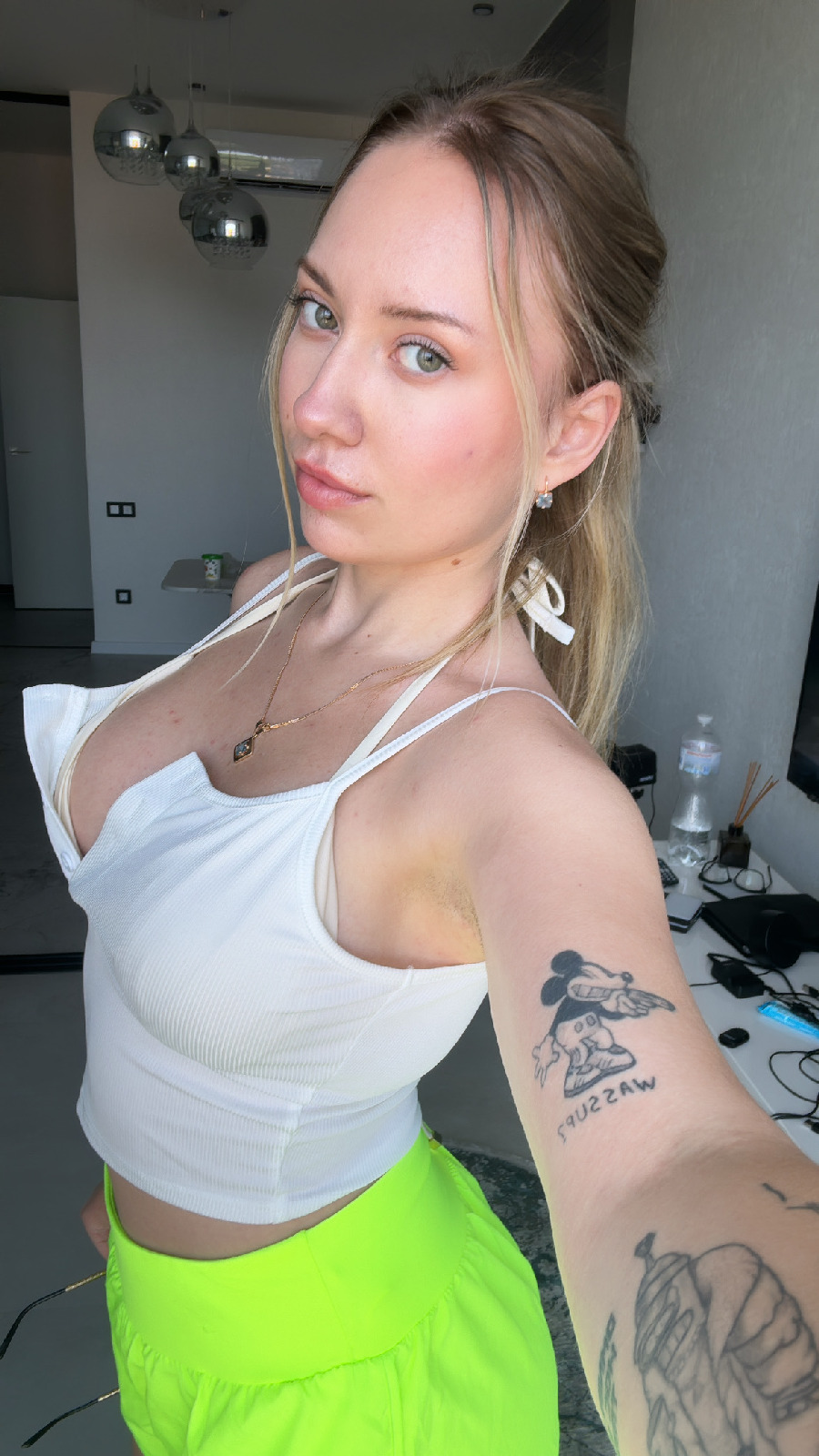 KateV in her underwear in Kuala Lumpur